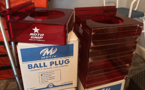 Used RG Slat Wall Ball Holders